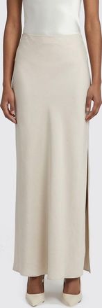 Brunello Cucinelli Gonna lunga Brunello Cucinelli in lino con spacchi