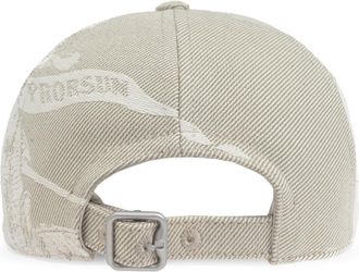 Burberry Mens Ekd Logo Baseball Cap Grey Accessories > Beanies & Hats