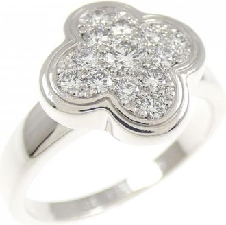 Van Cleef & Arpels White Gold Band Ring (Pre-Owned)