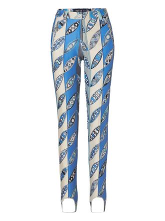 Fusalp x Pucci Belalp pants - women - Elastane/Polyester - 36 - Blue