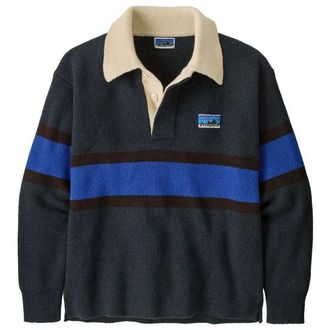 Patagonia Recycled Wool-Blend Rugby Sweater Fleecepullover - Unisex | schwarz