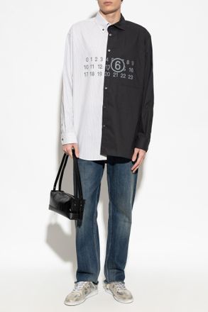 Maison Margiela Shirt With Print, Mens, Black