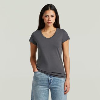 G-Star Slim V T-Shirt - Grijs - Dames