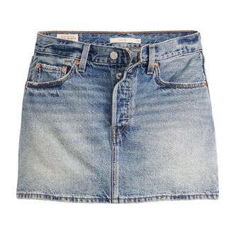 Levi's Dames, Rokken, Blauw, Maat: W29 Katoen