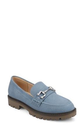 Journee Collection Jessamy Lug Loafer in Blue at Nordstrom Rack, Size 6.5