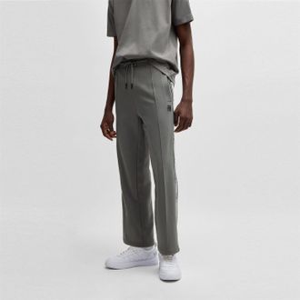 HUGO BOSS Hugo Mens Tape Tracksuit Bottoms in Grey 069 - Size Large