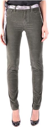 Jacob Cohen Slim Fit Jeans - Dames - Skinny Jeans - Groen - W27 - Katoen - Jeans