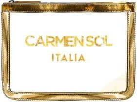 Carmen Sol Firenze Clear in Gold at Nordstrom