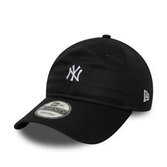 New Era Baseball Cap NEW ERA MINI LOGO 9TWENTY NEYYAN BLKWHI, Damen, schwarz, Obermaterial: 100% Baumwolle, Caps Baseball Cap