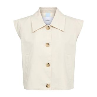 N&uuml;mph Dames, Jassen, Beige, Maat: XL
