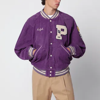 Polo Ralph Lauren Purple velvet bomber jacket