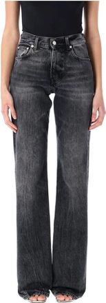 Haikure Bloemenstijl Fashion Jurk - Dames - Bootcut Jeans - Zwart - W25 - Katoen - Jeans