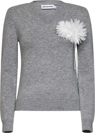 Self Portrait Mujer, Jerseys, Gris, Talla: L