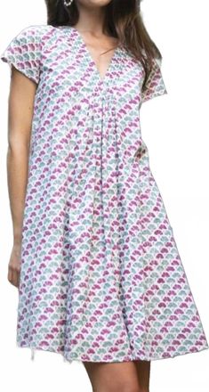 ZEN ETHIC Iris Guarrigue Mini Dress In Green
