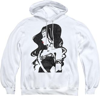 Gildan Justice League Movie Profile Adult Pull Over Hoodie / Hooded Sweatshirt