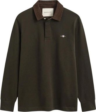 GANT Heavy Rugger - Tops - Hombre - Verde - 2XL