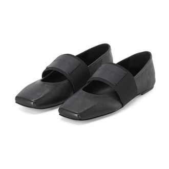 Givenchy Sliced Square Ballerina - female - Givenchy - Ballerina Shoes - Black - 7 UK - Shoes