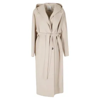Sportmax Jassen, Dames, Beige, S, Wol, Olmo Jas