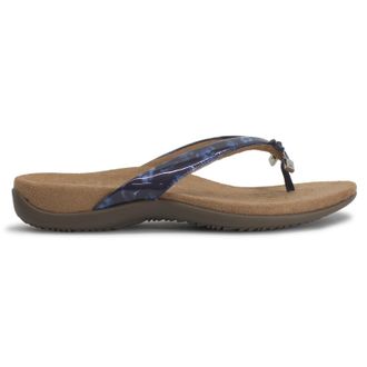 Vionic Bella Synthetic Womens Toe Post Sandals - Navy - Size:UK 4.5