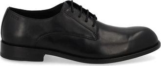 HUGO BOSS Tayil-L Derby - Heren - Nette schoenen - Zwart - 40 EU - Leer - Schoenen