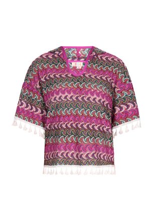 Izia Hoodie Dames Roze Veelkleurig