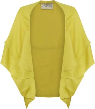 Cortana Womens Banane Short Jacket In Acid Yellow