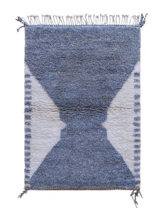 AFK Living Alfombra bereber elegante y gruesa lana 114 x 164 cm
