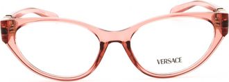 Versace 0VE3372U Cat Eye Acetate Eyeglasses - Pink