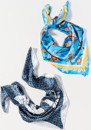 Anthropologie Celandine Square Scarf