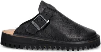 Fracap Mules con fibbia - Nero