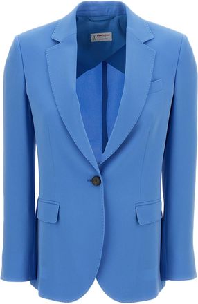 Alberto Biani Single-Breasted Cady Blazer