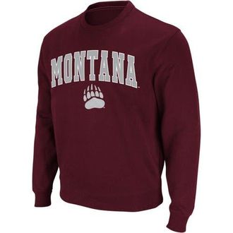 Colosseum Mens Colosseum Maroon Montana Grizzlies Arch & Logo Crew Neck Sweatshirt at Nordstrom, Size Xx-Large