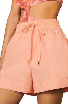 Sandro Achil Cotton Shorts in Abricot Fluo at Nordstrom Rack, Size 2 (Fits Like 4-6 Us) / 38 Eu