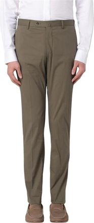 Pantaloni Torino Chinos, male, Green, 2XL, Military-inspired Slim Fit Dress Trousers
