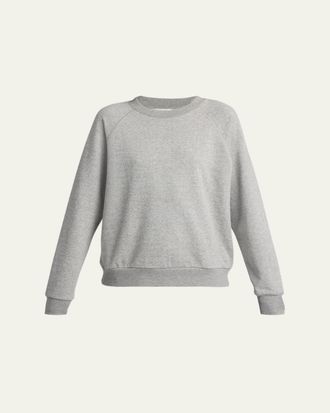 The Row Eulalia Cotton & Cashmere Crewneck Sweater