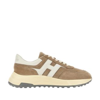 Hogan Hyperlight Allacciato H Sneakers in Beige