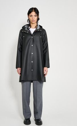 Stutterheim Mosebacke Lightweight Raincoat in Black at Nordstrom, Size X-Large