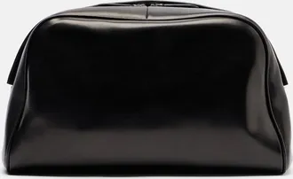 The Row Leila Small leather clutch
