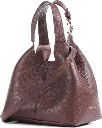 Coccinelle Womens Handbag C-Easy Berry Bovine Leather; Lining: Pu Handbags Hand Bags