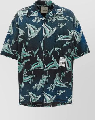 Miharayasuhiro printed short-sleeve shirt