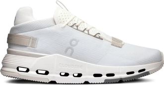 On Running Witte Sneakers Paneelontwerp Logoprint - Dames - Hardloopschoenen - Wit - 41 EU - Fitness