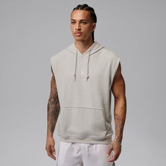 Nike Jordan Mens Jordan Sport Crossover Dri-FIT Sleeveless Pullover Hoodie in Grey | IM7762-050
