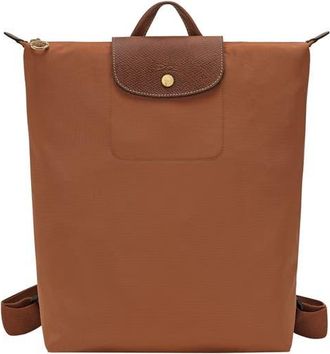 Longchamp Medium Le Pliage Backpack in Cognac at Nordstrom