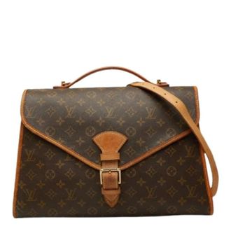 Louis Vuitton Pre-owned Beverly Monogram 2way tas - Dames - Pre-owned - Bruin - Maat: ONE Size Leer