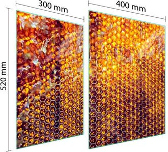 OEM Placa Protectora De Vidrio Para Estufa 70x52 Miel