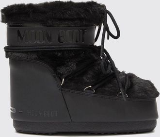 Moon Boot Icon Low Faux Fur Lace-Up Snow Boots