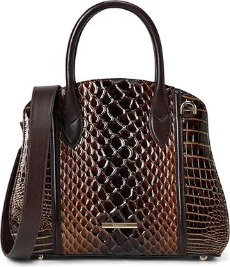 Brahmin Rosetta Cross Body Womens Handbags Toffee, Leather