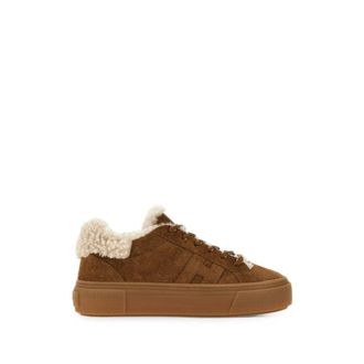 Hogan Crosswind Trainers - female - Hogan - Sneakers - Brown - 4 1/2 UK - Shoes