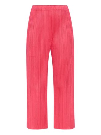 Pleats Please Issey Miyake pleated trousers - Pink