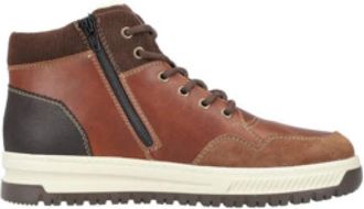 Rieker Heren Veterschoenen in effen kleuren - Heren - Veterlaarzen - Bruin - 44 EU - Schoenen